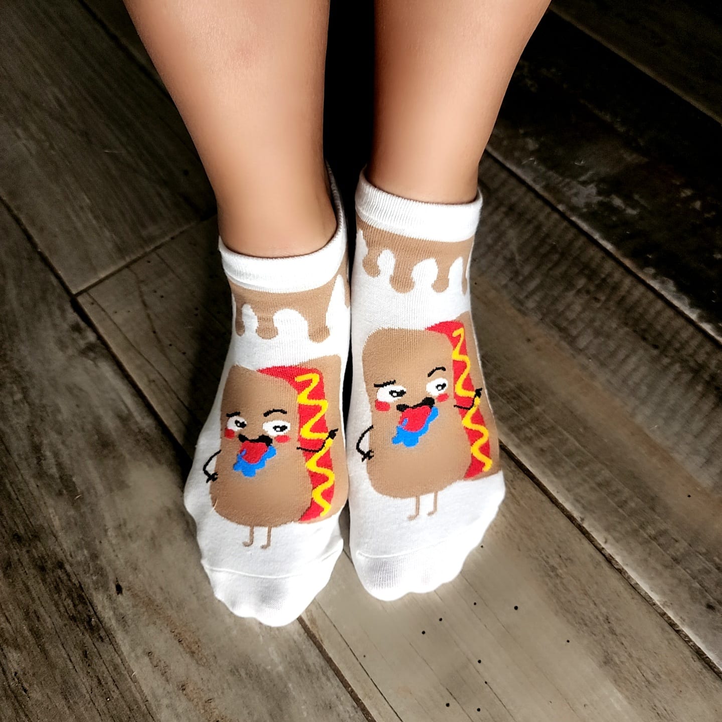 Medias cortas de Hot Dog