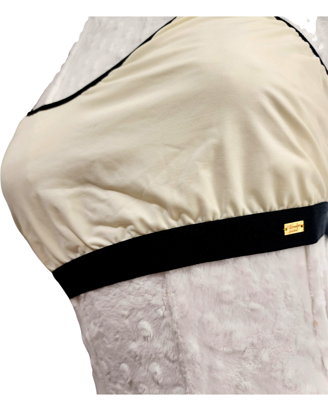 Sport Bra con tela licrada y elástico