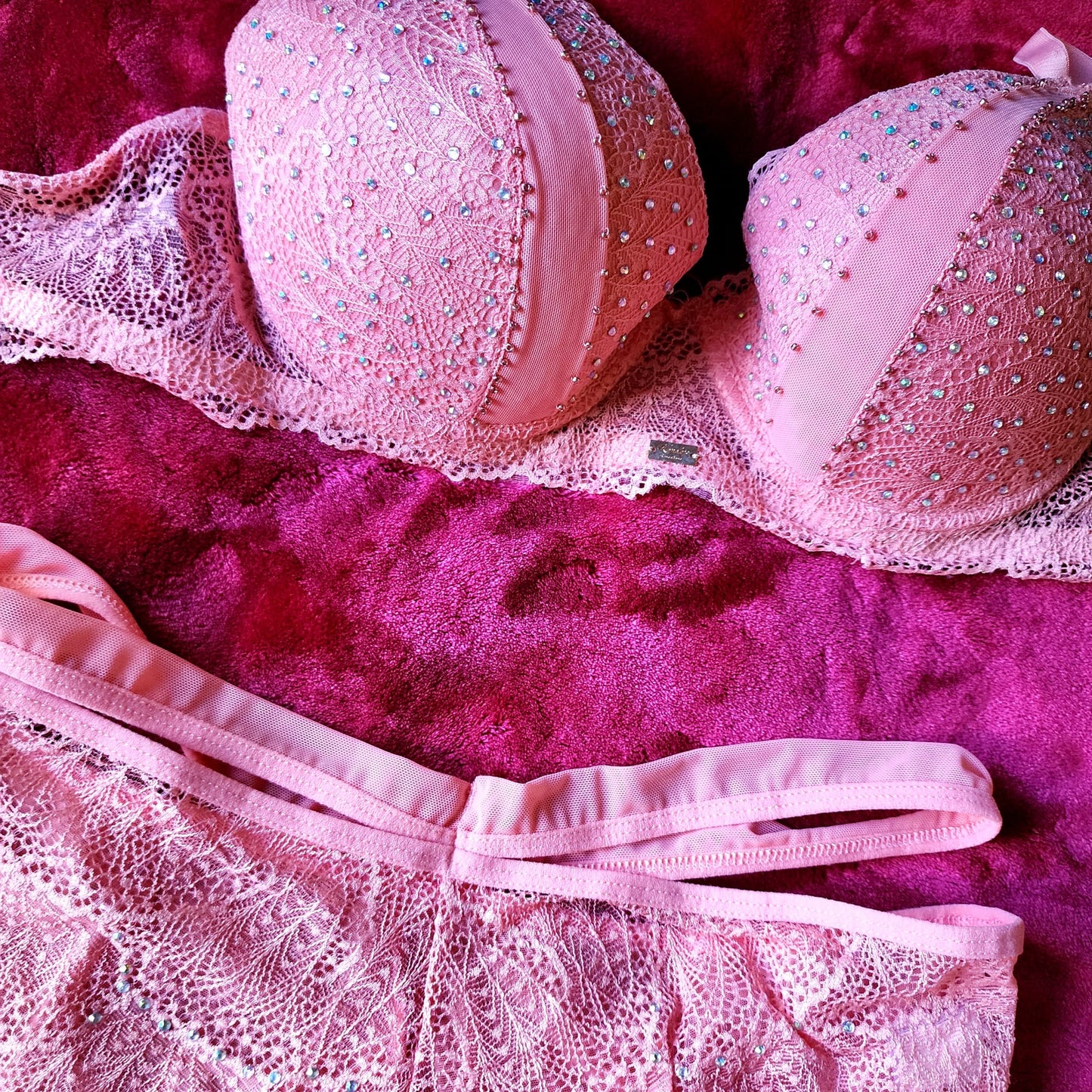 Set de dos piezas color peach