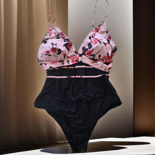 Traje de baño de una pieza  parte inferior negro Coco