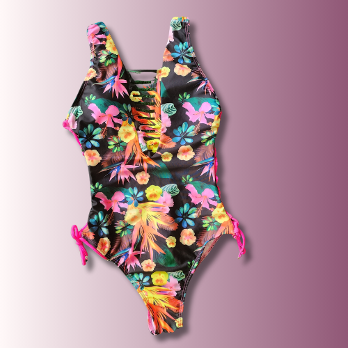 Traje de baño Flores variadas