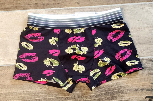 Boxer de hombre small estampado de Besos material  algodón que estira